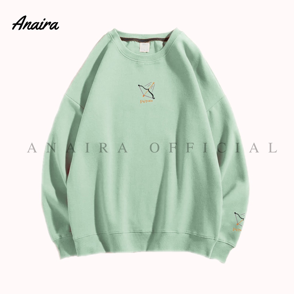 SAGITARIO SWEATER CREWNECK WANITA ANAIRAOFFICIAL