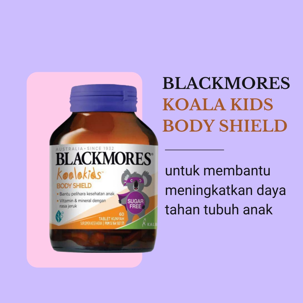 BLACKMORES KOALA KIDS BODY SHIELD 60 TABLET