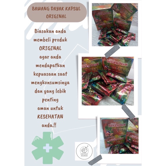 bawang dayak kapsul ori 100%