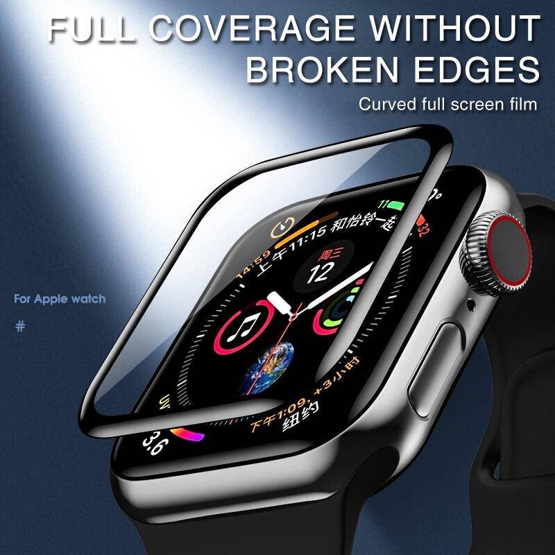 1-3PCS Screen Protector For Apple Watch 45MM 44MM 41MM 38MM 40MM 42MM Tempered Screen Protector iWatch Series 7 6 SE 5 4 3 2 Glass Film