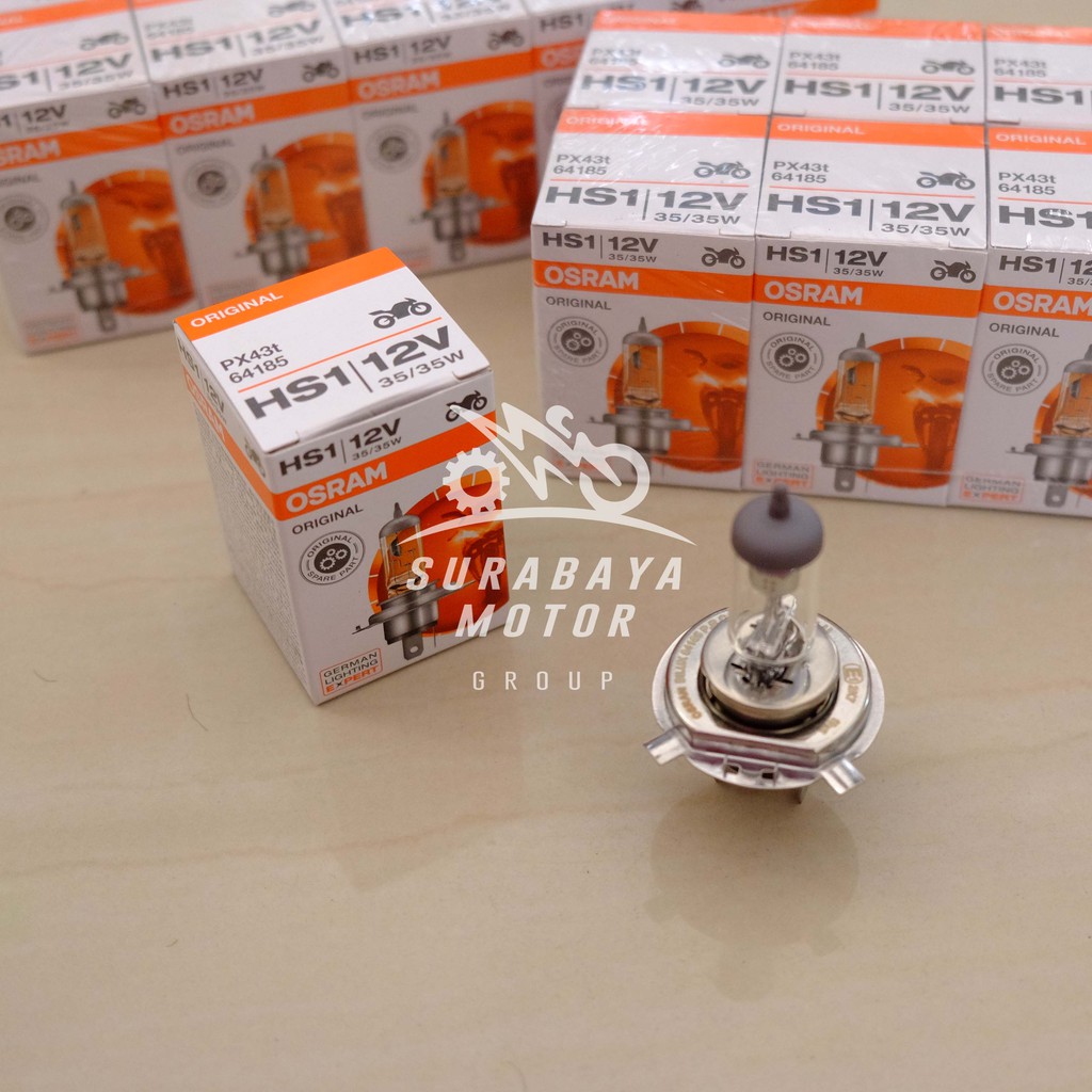 Lampu Depan Bohlam Motor H4 Vixion Verza Osram 35W Original Ori 35/35