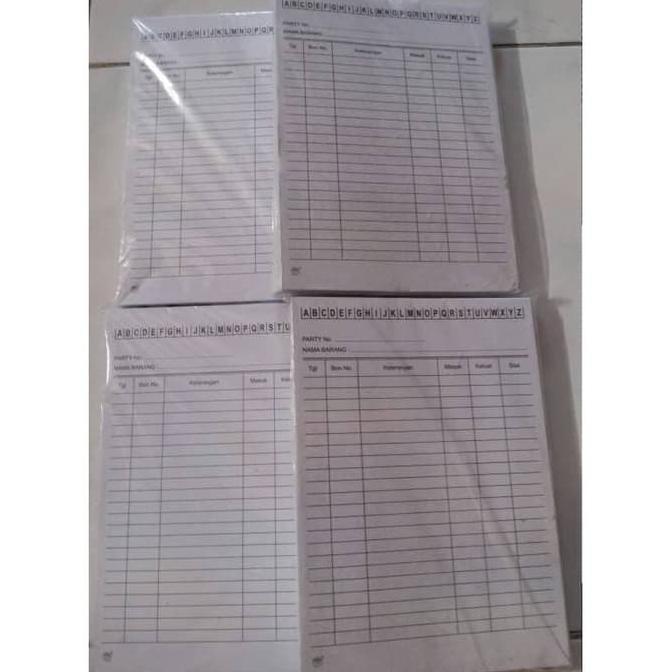 

NEW PRODUCT Kartu Stok Persediaan kecil - kuarto AP241