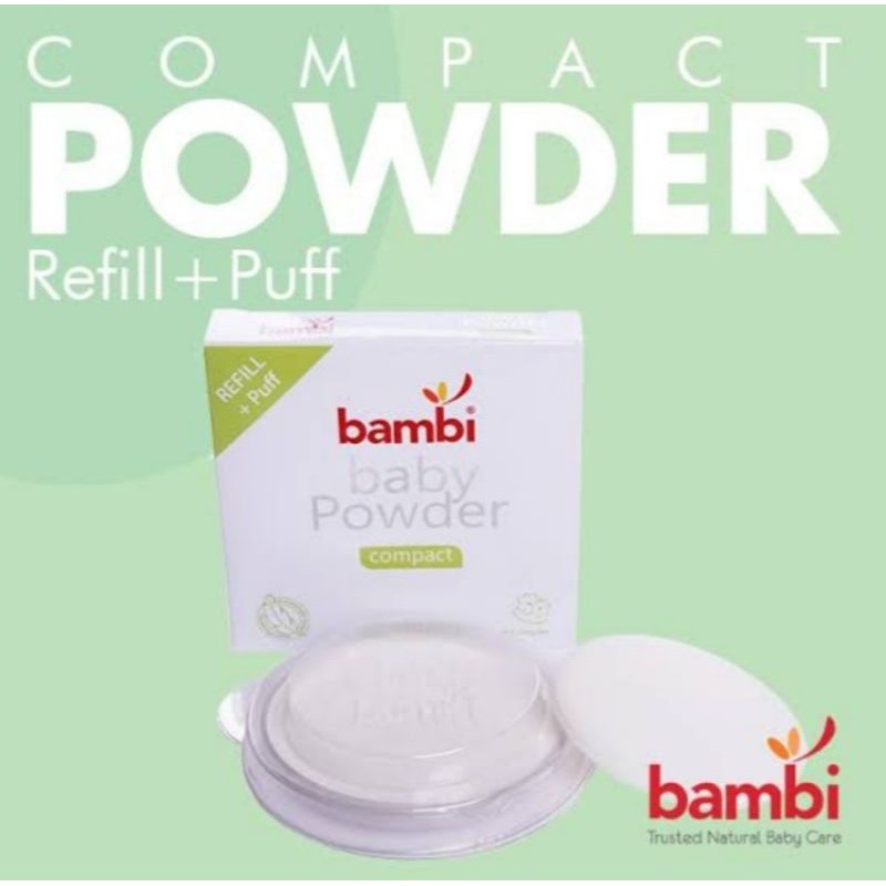 Bambi Baby Powder Compact Refill 40gr