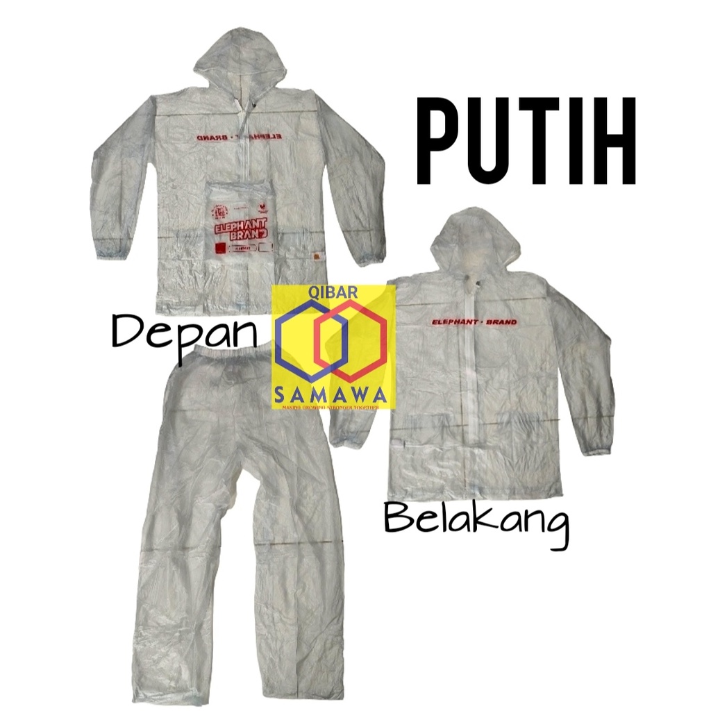 Jas Hujan DEWASA Jaket Celana Elephant Brand HEMAT