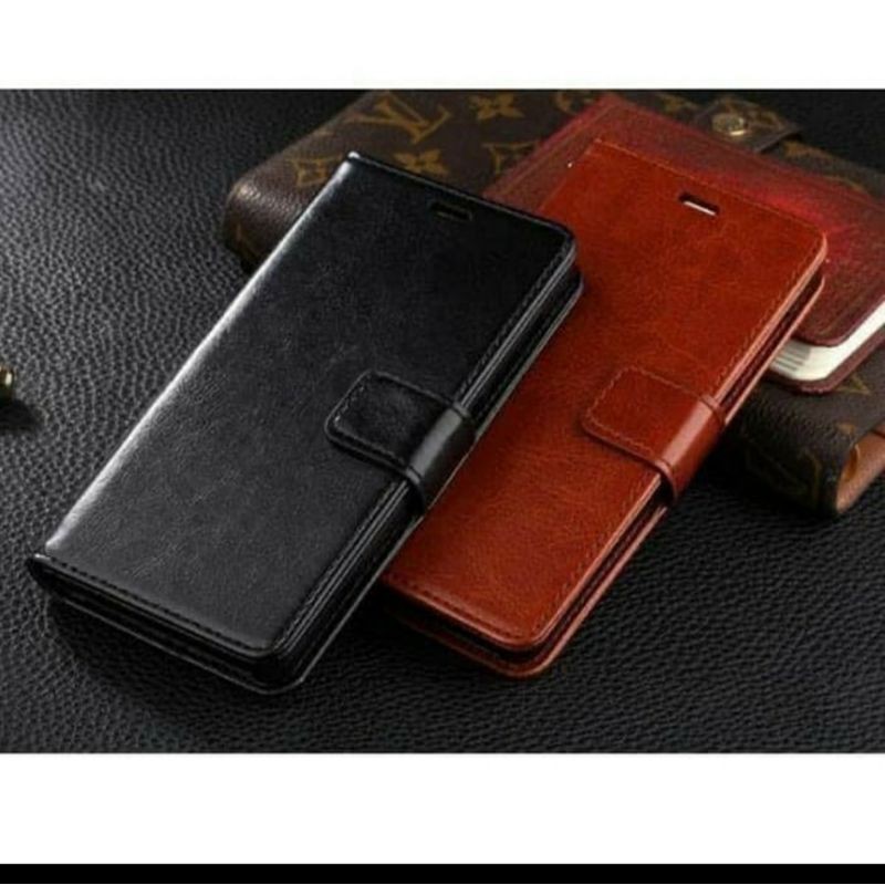 CASE DOMPET Vivo Y51A V19 V17 Y11 Y30 Y50 Y81 Y83 Y91 Y93 Flip Cover Case Standing Leather Kulit Dom