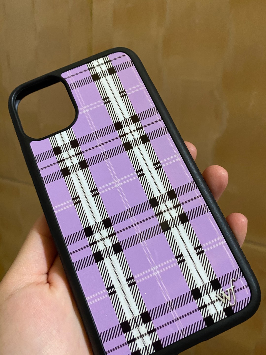 Case Motif Kotak-Kotak Warna Ungu Untuk Iphone Xr | Shopee