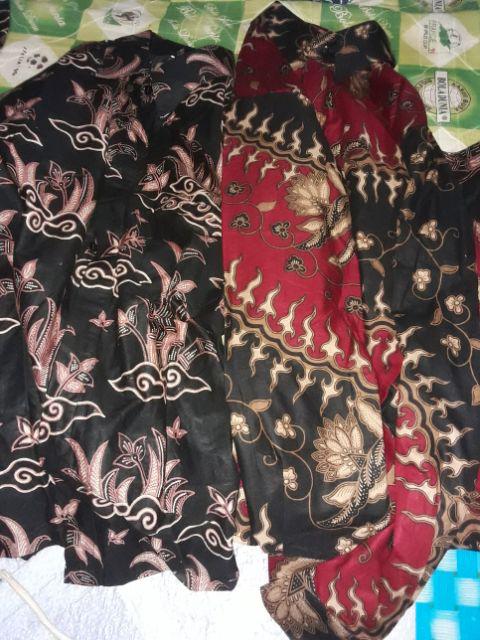 Batik Pria / Baju Batik Pria / Kemeja Batik / Lenganpanjang Size M L Xl Terbaru