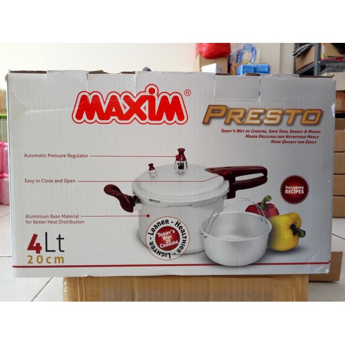 Presto Maxim 4 Liter (20 cm) - Panci Presto Maxim