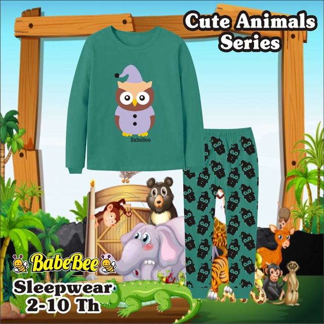 SLEEPWEAR BABEBEE • PIYAMA • Baju Tidur Anak — Owl