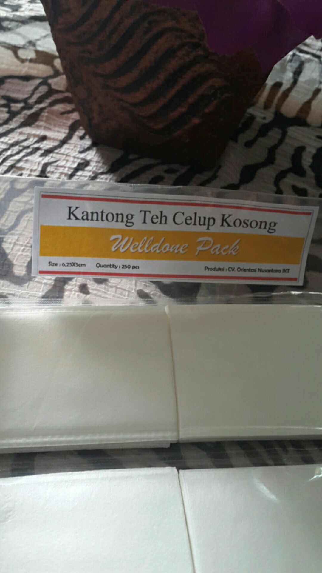 Terlaris Kantong Teh Celup Kosong 1 Lot Isi 250 Pcs