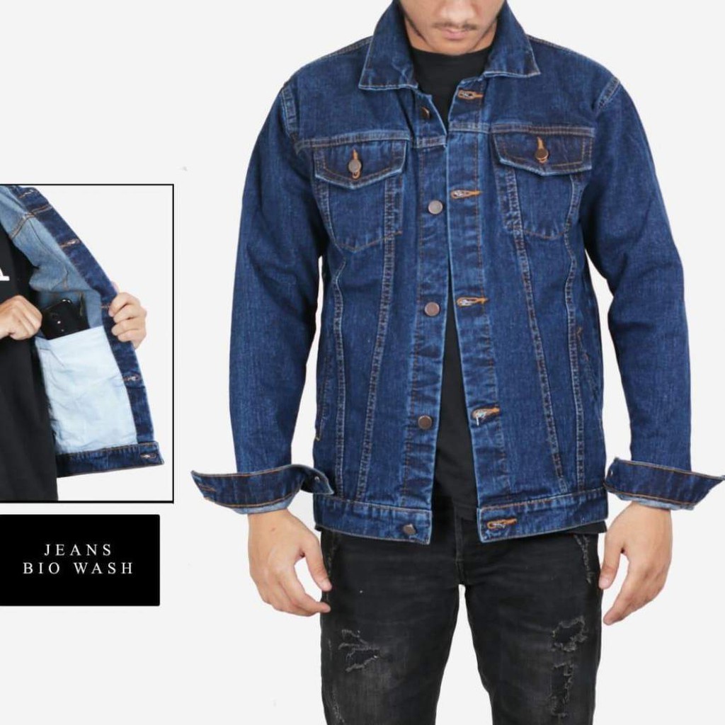 Jaket Jeans Pria /Jaket Denim  Jaket /Jeans Series Murah Terlaris