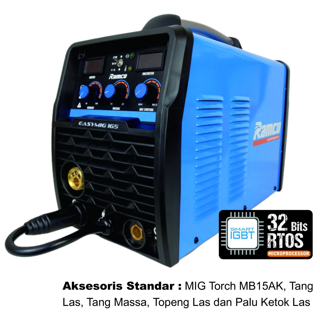 RAMCO MESIN LAS INVERTER MMA EASYMIG 165A