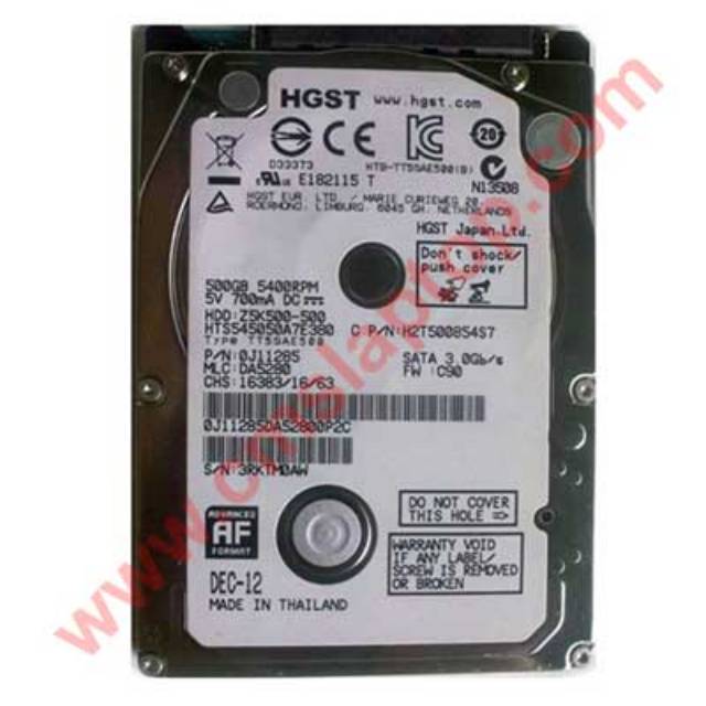 HARD DISK INTERNAL 500GB