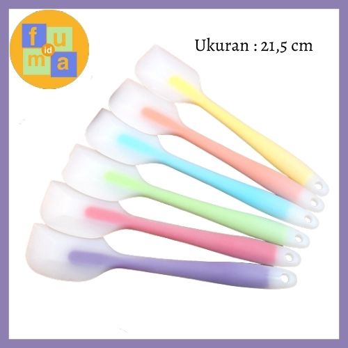 Spatula / Sodet Teflon Medium Solet Silicone Tahan Panas - 21 CM - Food Grade