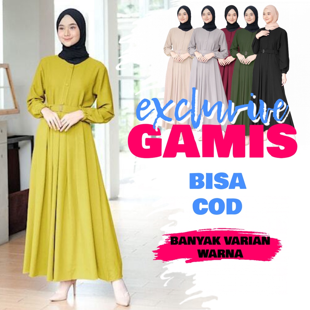Gamis Terbaru 2022 Baju gamis Remaja Modern Kekinian