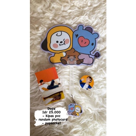 Paket BTS Bundling Dope - kipas bts - photocard bts