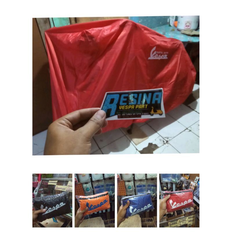 cover Vespa selimut vespa PX excel Matik Lx S Prima Gts New Sprint dan Classic Cover Motor