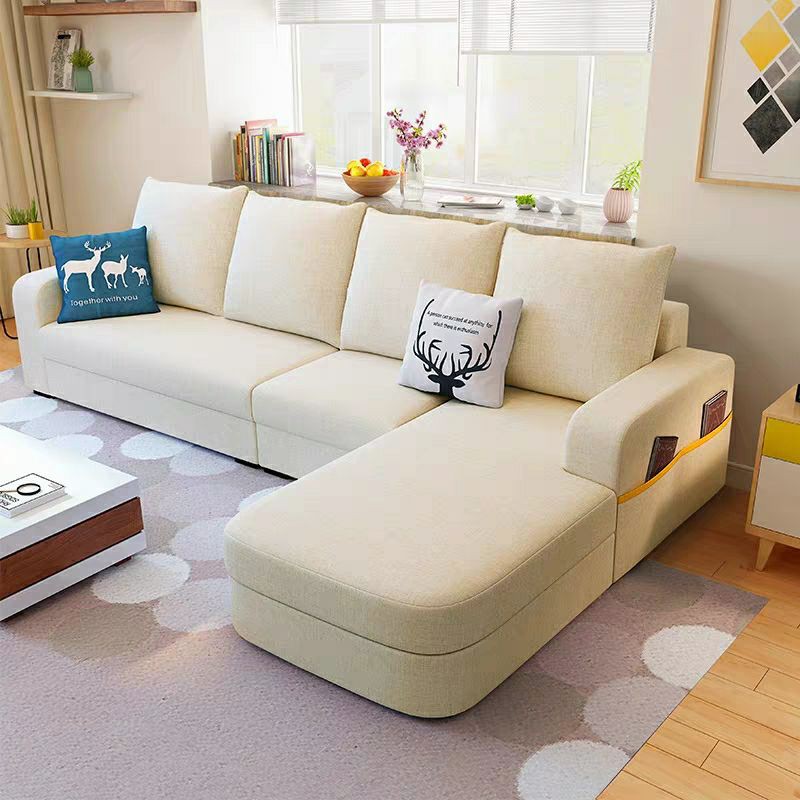 SOFA L SHAPE/SOFA MINIMALIS/SOFA MODERN/SOFA KELUARGA