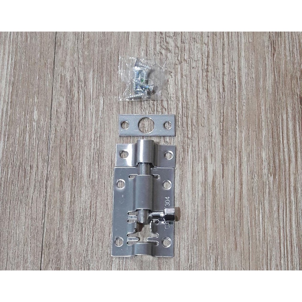 TERMURAH Grendel Stainless Stanlis Besi  Tebal Selot Pintu Selot Jendela Kunci -SS