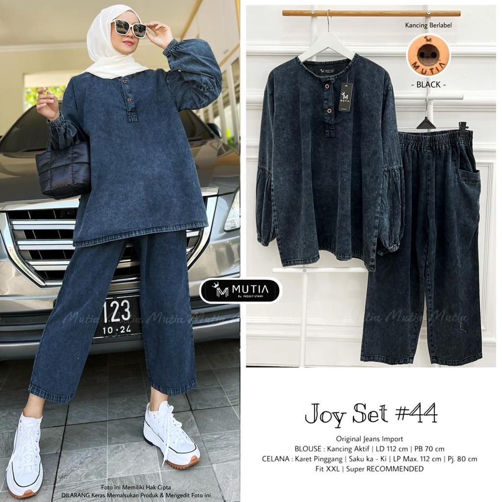SETELAN WANITA JOY SET#44 BY MUTIA