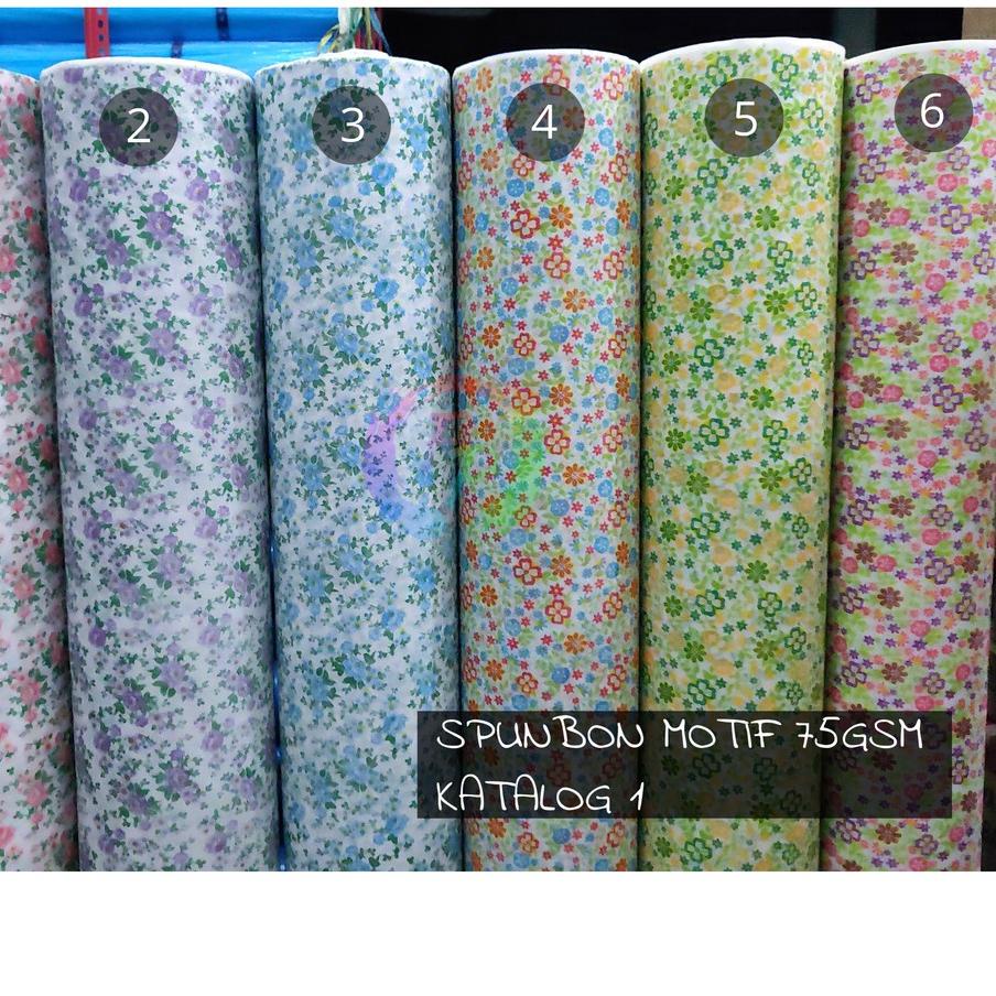 ✨MEGA ⚡ALE✨ KAIN SPUNBOND / KAIN TISSUE MOTIF 75GSM termurah se indonesia