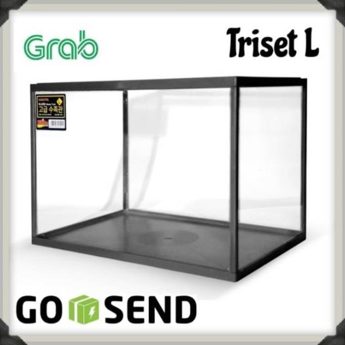 Aquarium Akrilik Nikita Triset Ukuran L / Nikita Glass Water Tank L