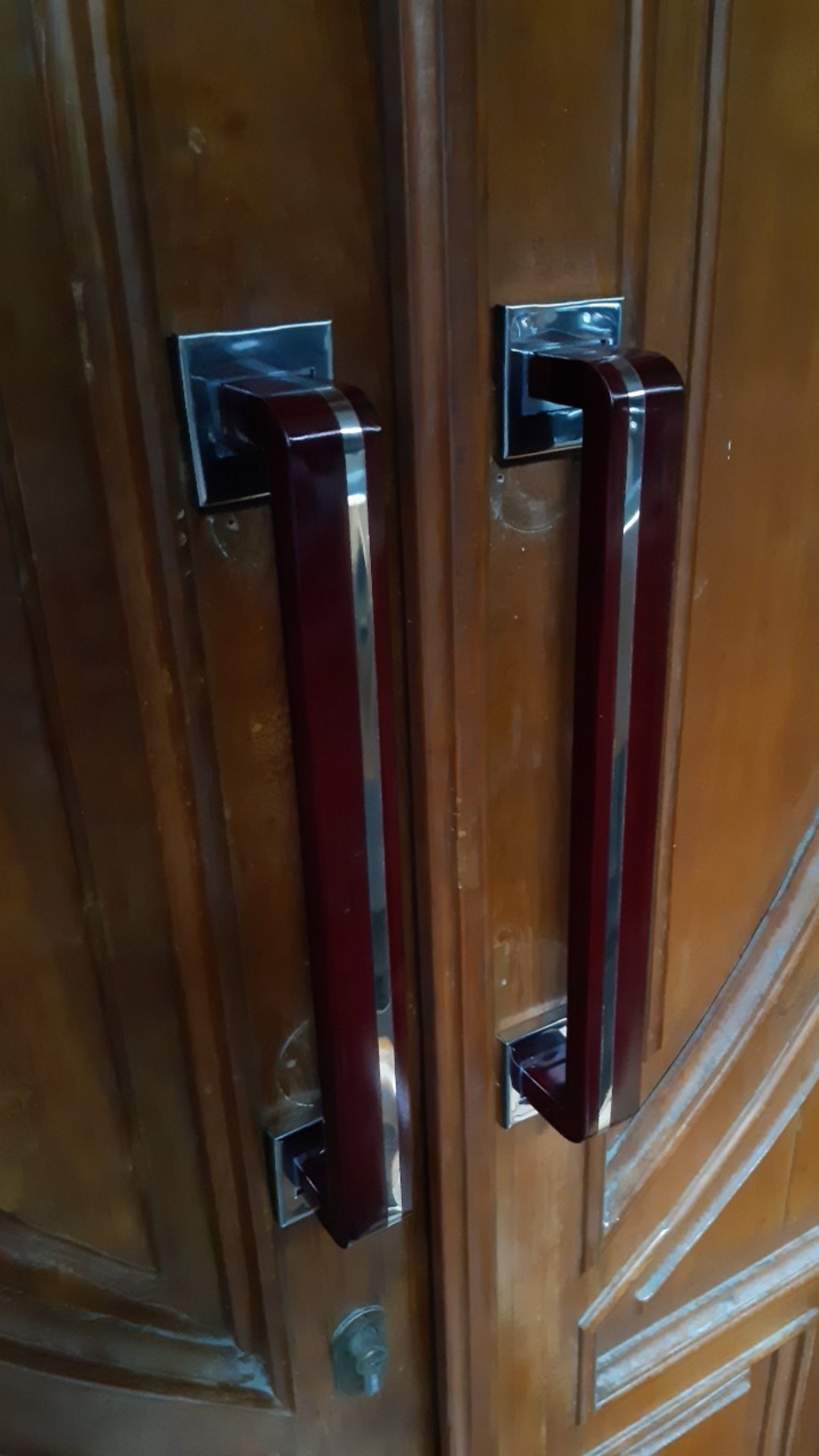 Handle Pintu Rumah  / Tarikan Pintu / Pegangan Pintu Minimalis Coklat 45 Cm , 60 Cm , 80 Cm, 100 Cm