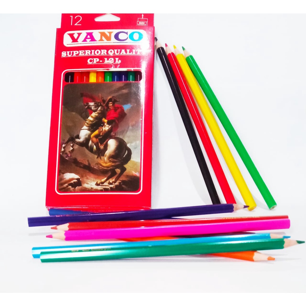

Pensil warna Vanco 12 panjang / Colour Pencil 12 Vanco Full