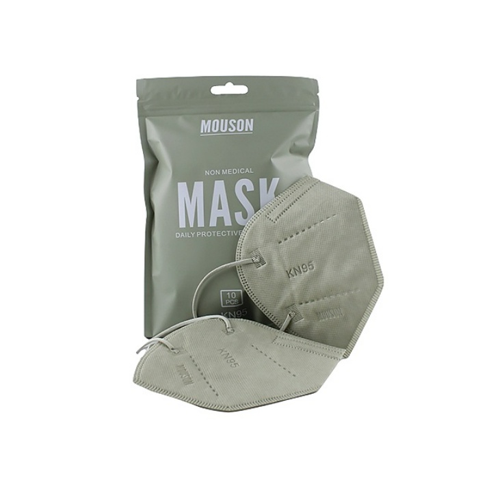 Masker KN95 Mouson - 5Ply Daily Protective Face Mask 1Pack Isi 10pcs (ada embos merk mouson)