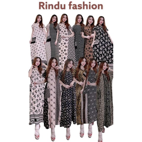 DASTER BASIC WANITA BY RINDU FASHION/BISA COD