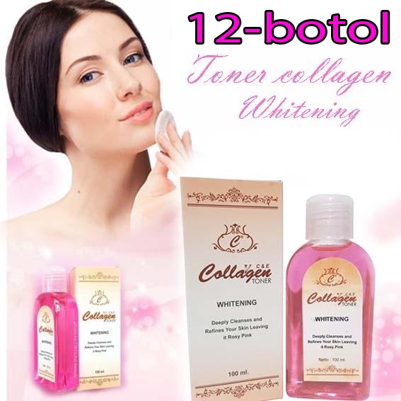 12 pcs Toner Collagen Original Import