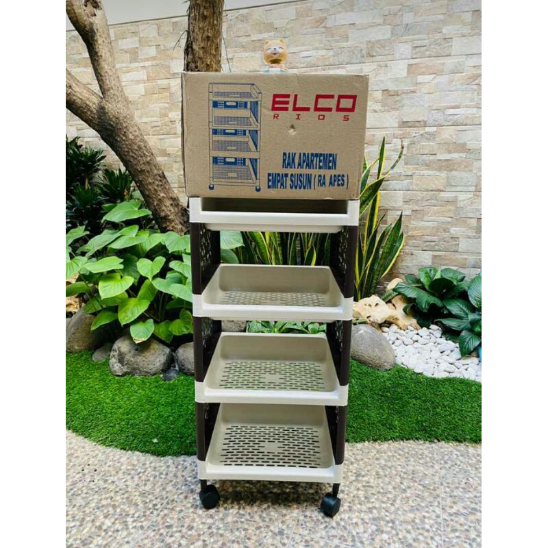 RAK PLASTIK SUSUN 4 ELCO