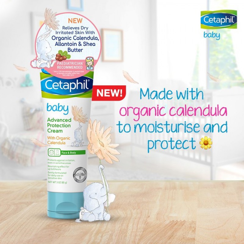 Cetaphil Baby Advanced Protection Cream with Organic Calendula 85 G