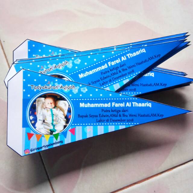 Bendera aqiqah 100pcs Shopee Indonesia
