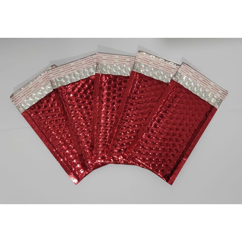 

12 18 Bubble Wrap Padded Envelope Amplop Paket Pengiriman Online Shop Red