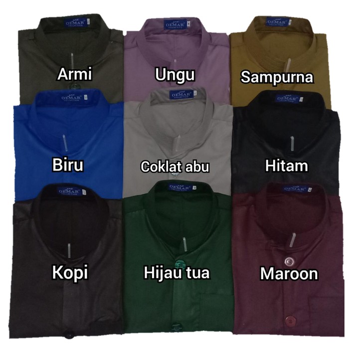 baju koko pria baju koko muslim baju koko haibah baju koko oemar 1