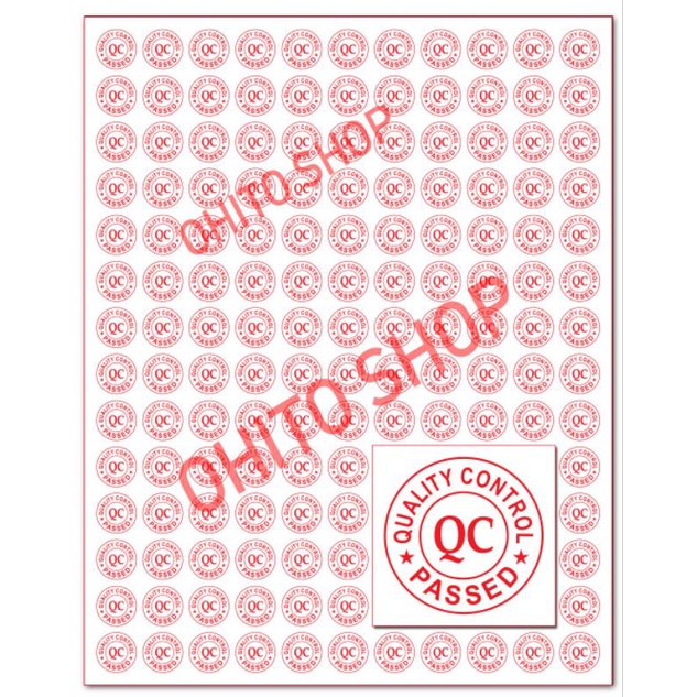 

stiker segel HP LAPTOP QC PASSED universal