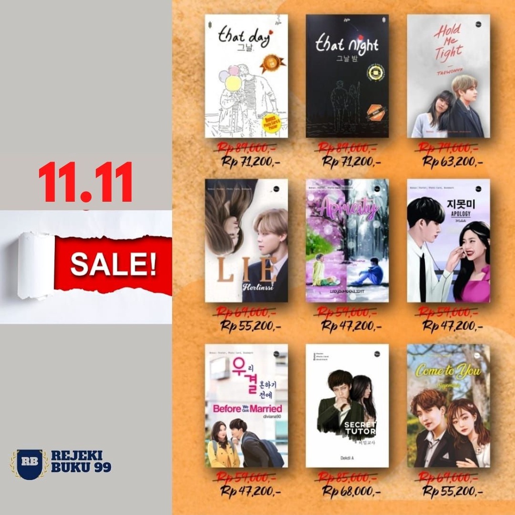 PROMO NOVEL KOREA