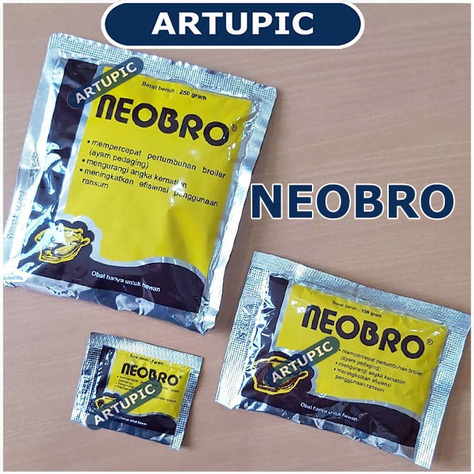 Neobro 5 gram Vitamin Penambah Nafsu Penggemuk Broiler