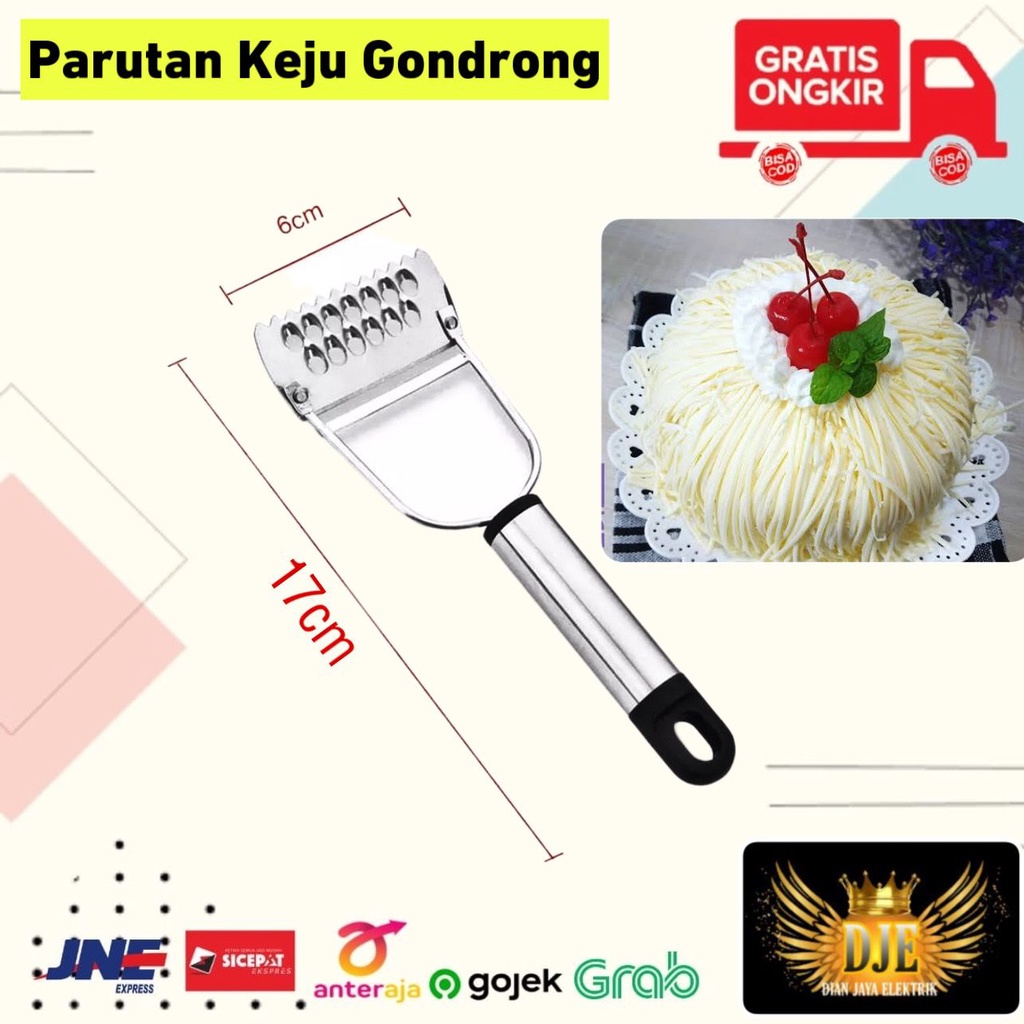 Parutan Keju Gondrong Stainless Steel / Alat Parut / Parutan Wortel