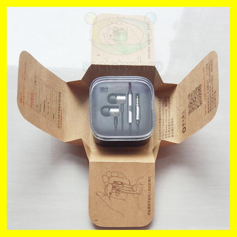 Earphone Xiaomi Mi Piston 2 - Handsfree Headset Mi Redmi Note 2 3 4 4x 1 1s 5 6