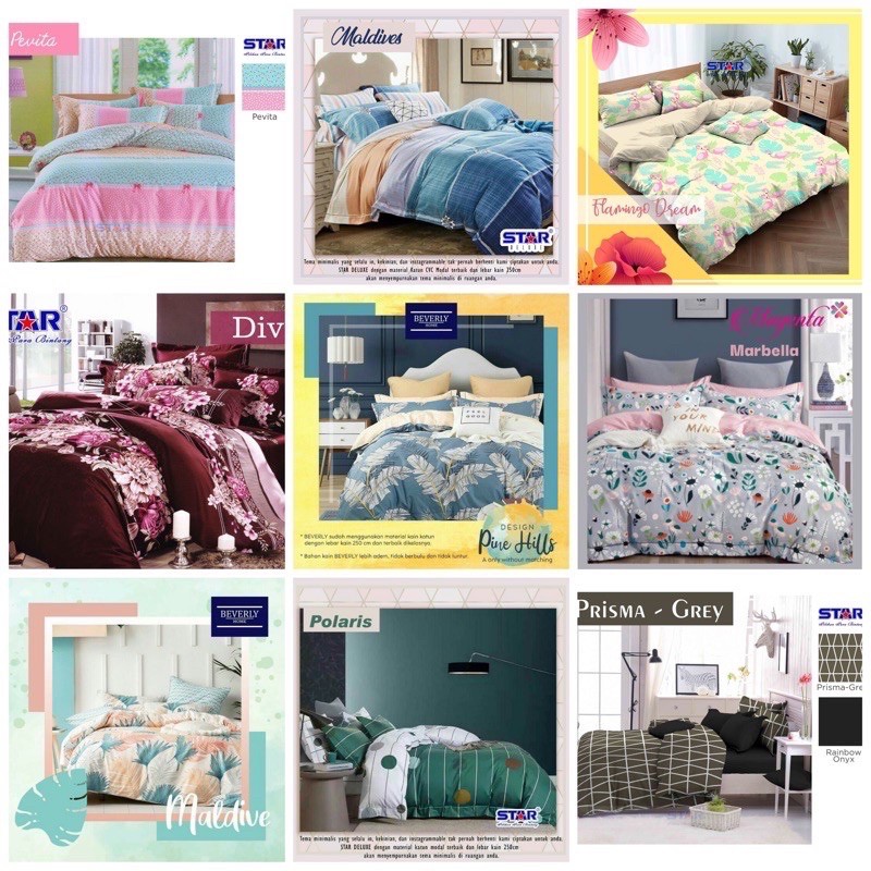 SPREI KATUN LOKAL MOTIF UKURAN KASUR SORONG 120