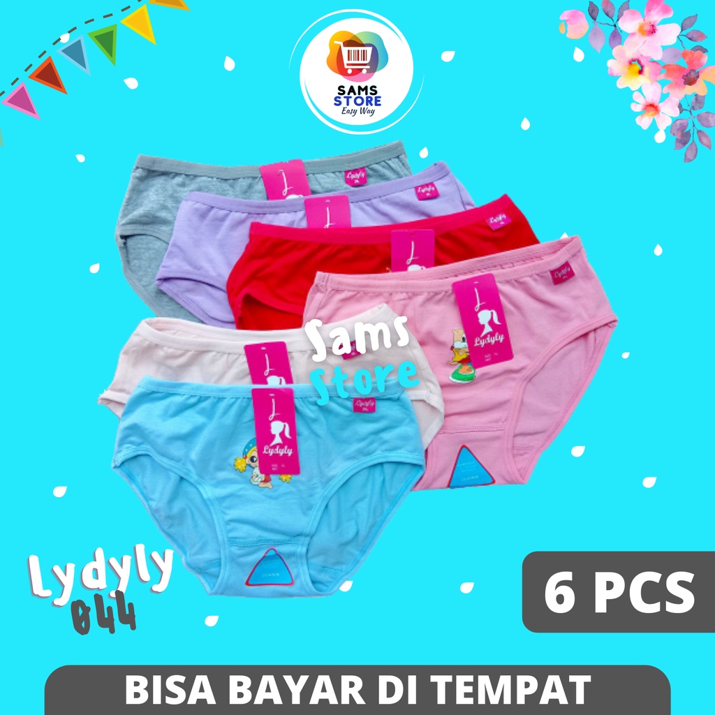 6 Pcs Celana Dalam Wanita CD Lydyly L044 Kids Grosir / Pakaian Dalam Lidyly Wanita / Underwear Dalem