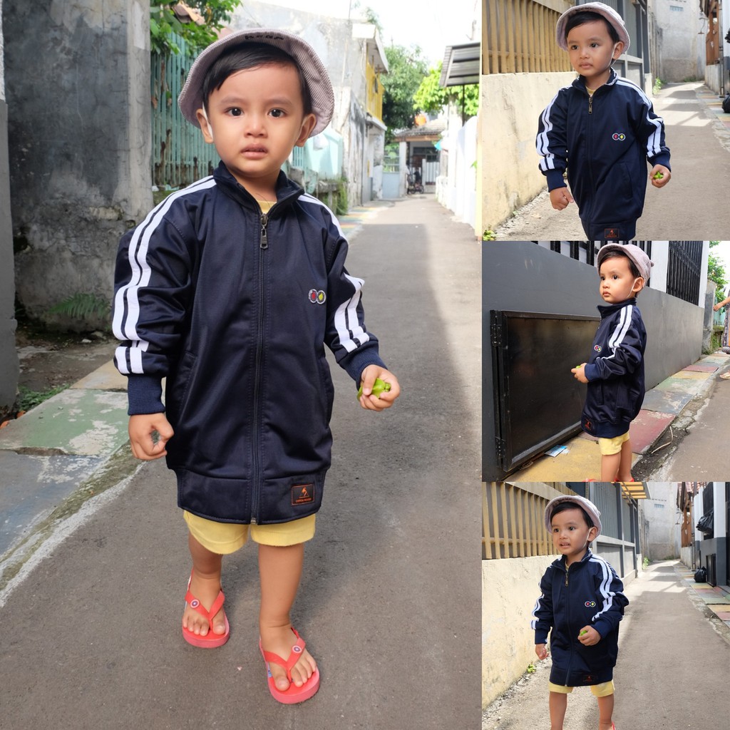 JAKET ANAK LAKI LAKI PEREMPUAN TRACKTOP TWOLINES ORIGINAL PRODUCT REALPICT