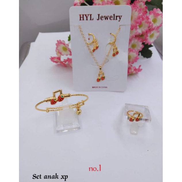 set kalung xuping emas anak