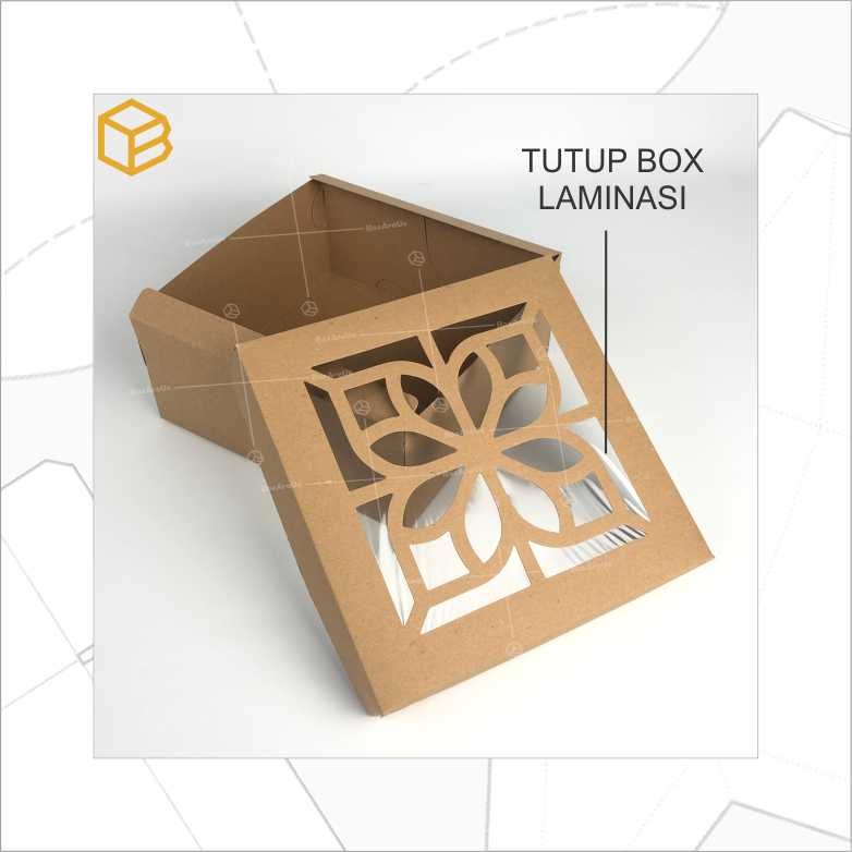 Kotak Kue Cake Box Packaging Dus Jendela | CB2210 (10pc)