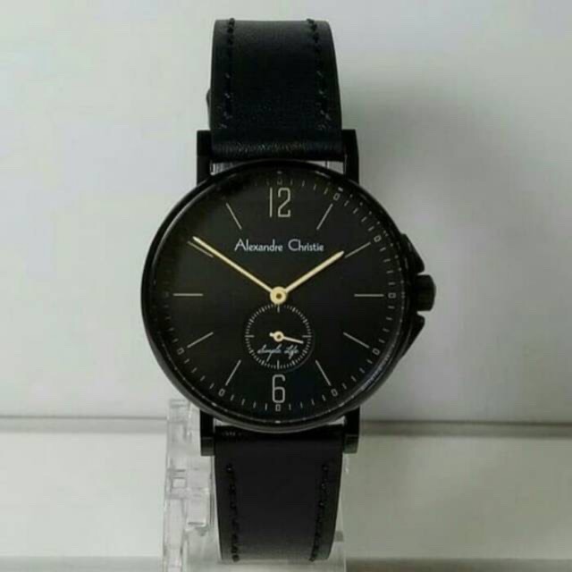 Alexander Christie AC8458 AC 8458 Black Jam Wanita Original