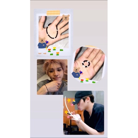 GELANG VIRAL/GELANG BEADS MANIK TAEYONG JAEHYUN/GELANG KOREAN IDOL/GELANG TAEYONG DAN JAEHYUN NCT