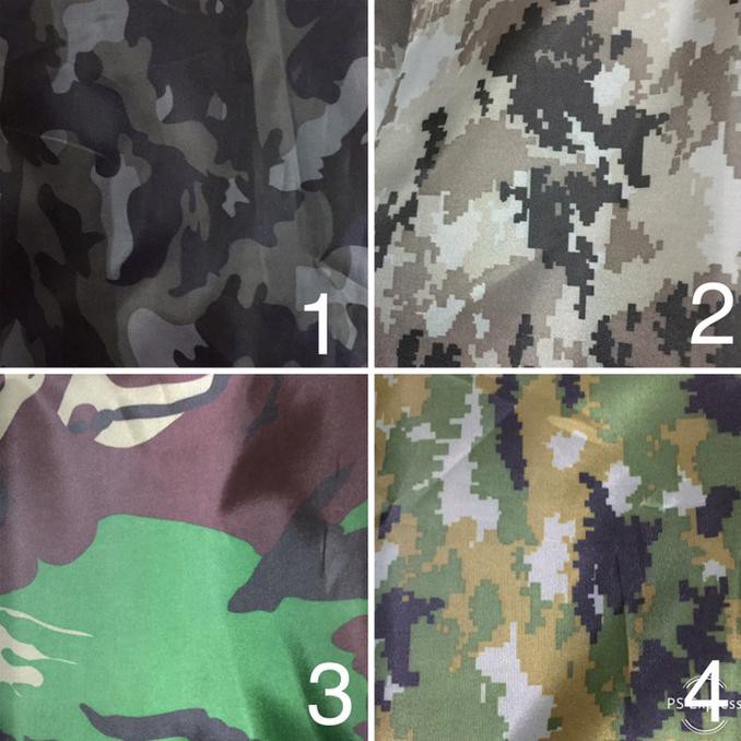 Siapkirim_Produk Kain Parasit T190 (Waterpoof) Motif Loreng