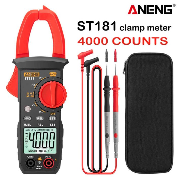 Digital Multimeter Voltage Tester Clamp - ST181